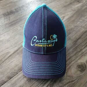 Castaways Ocean City MD Trucker Baseball Hat Cap - Snapback